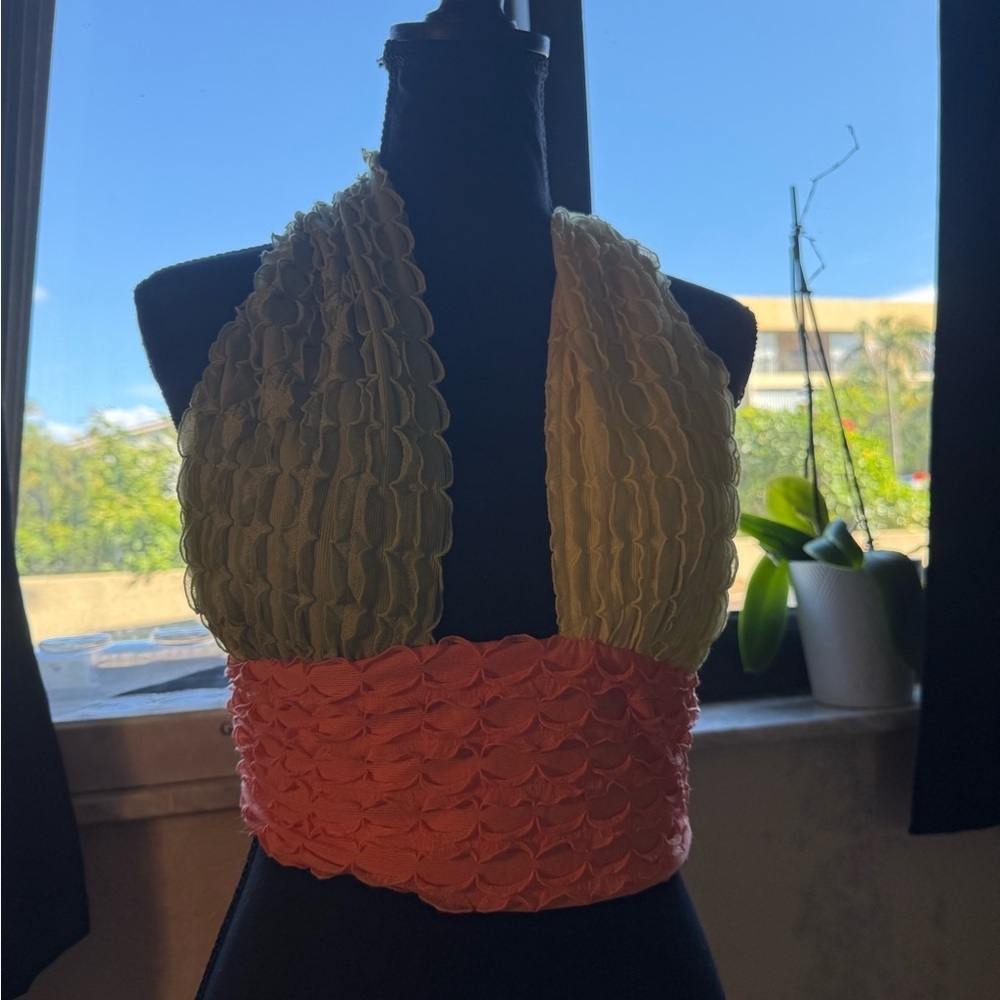 Colorful Textured Crop Top - Picture 5 of 14